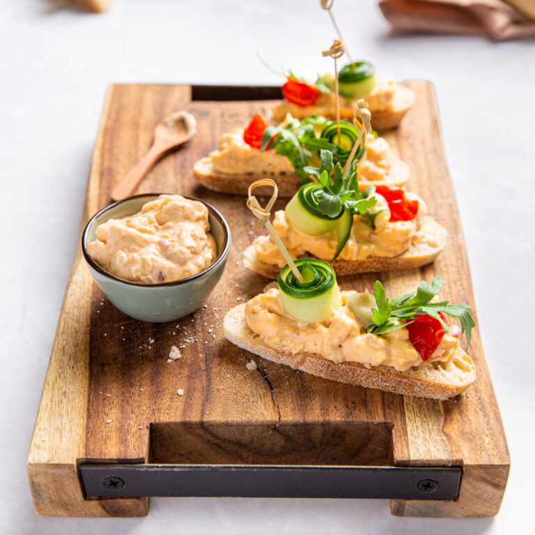 Broodje tapas kip