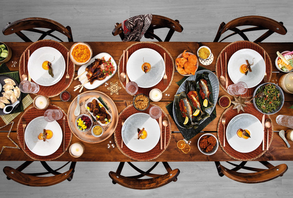 Kerst rijsttafel