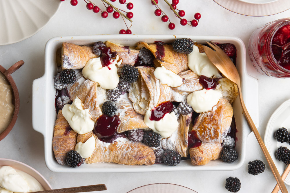 Croissant traybake
