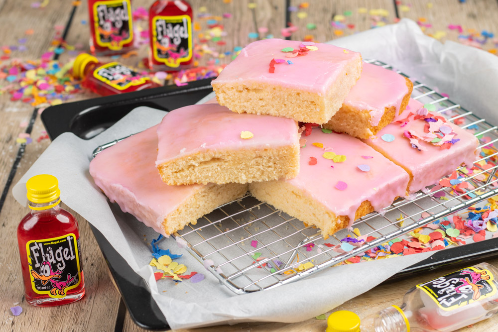 Flügel roze koeken