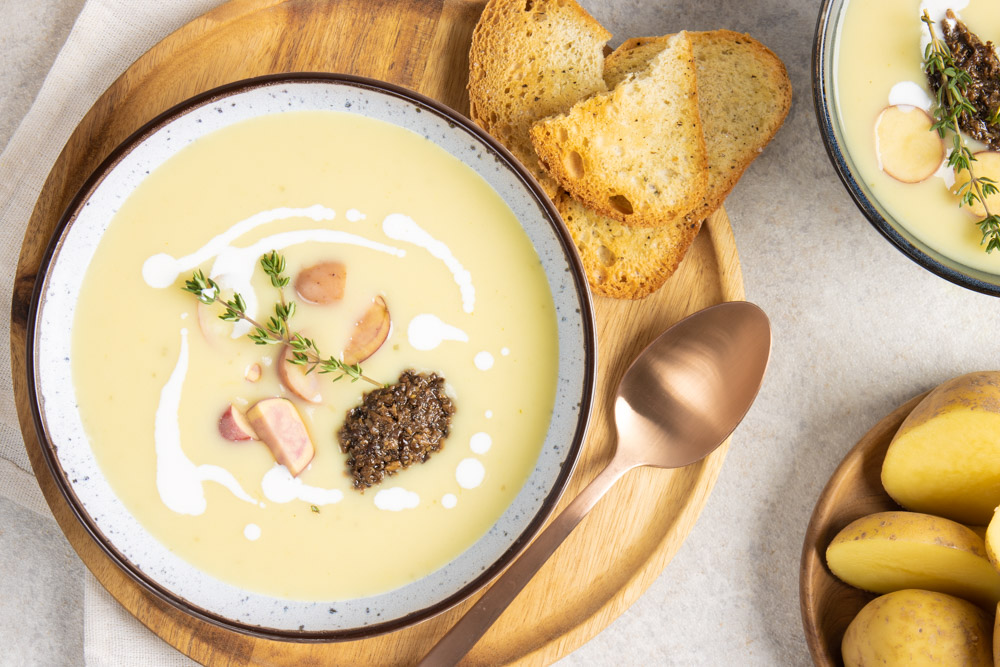 aardappelsoep met truffel