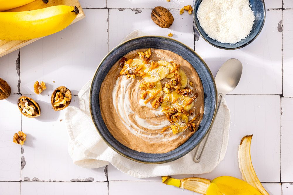 Smoothiebowl met banaan Dekamarkt