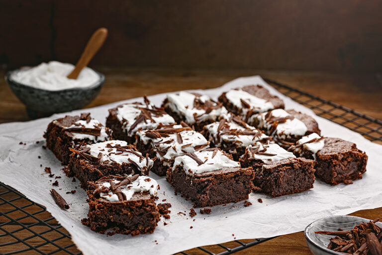 Yoghurt brownies Eatertainment