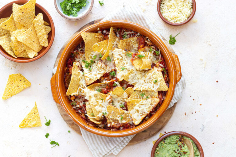 Nacho's uit de oven met kaas Eatertainment