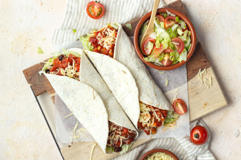 Makkelijke wraps met bonen en kaas Eatertainment