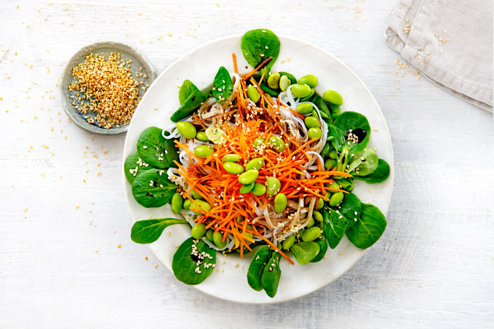Noedelsalade Met Edamame En Soja Sesamdressing (1)