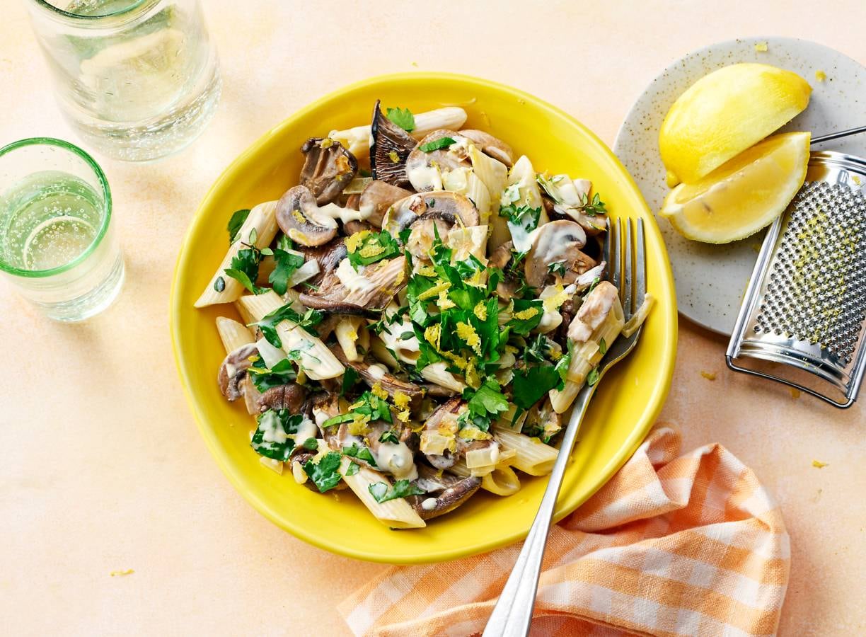 Vegan Penne Ai Funghi