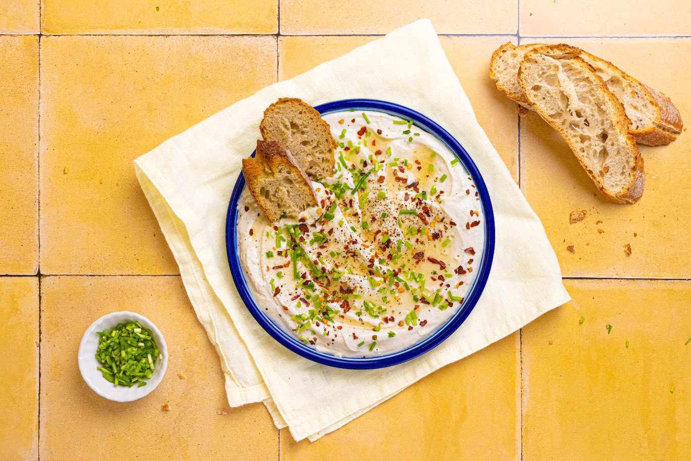 Whipped feta dip