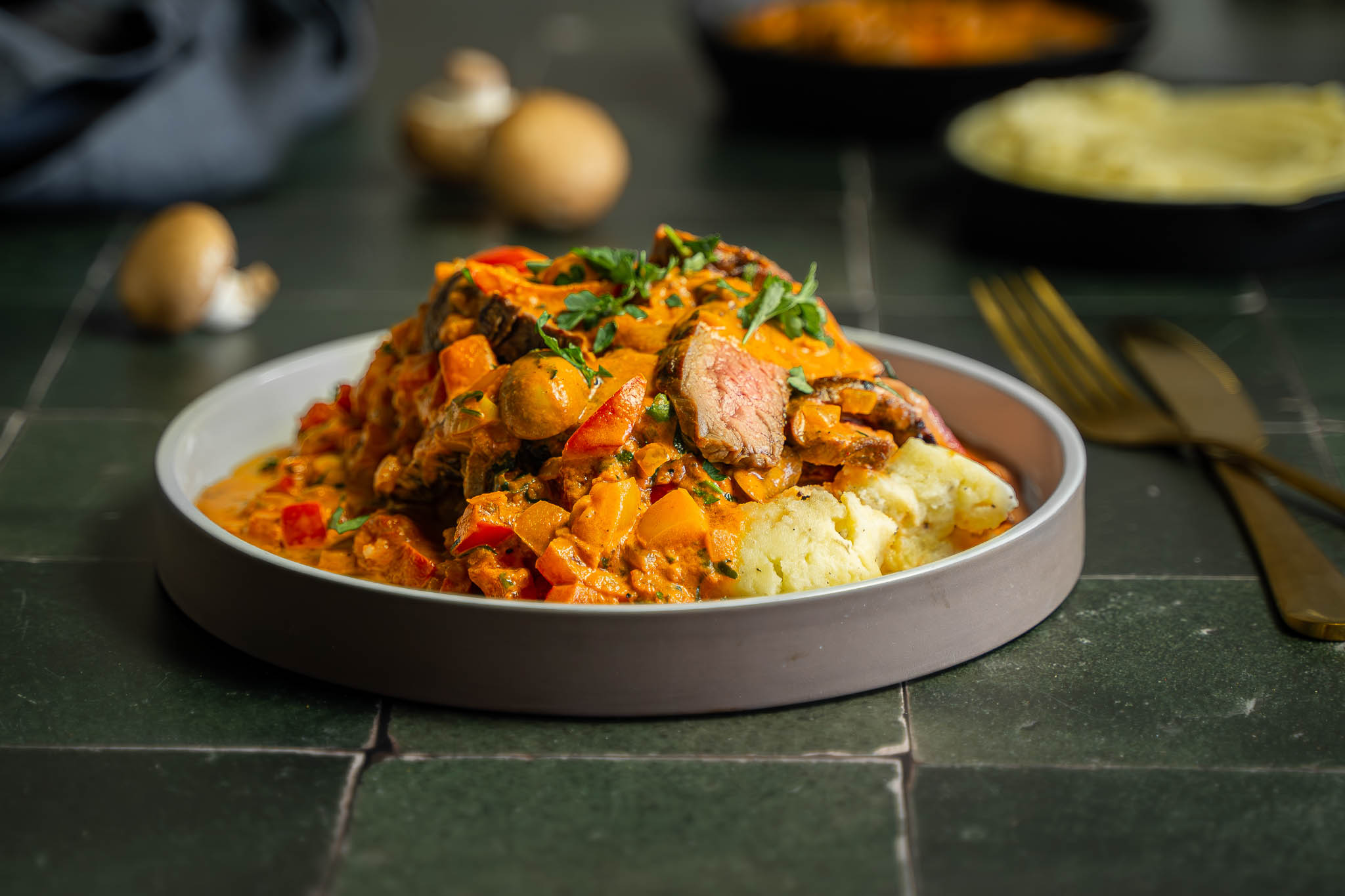 Beef Stroganoff