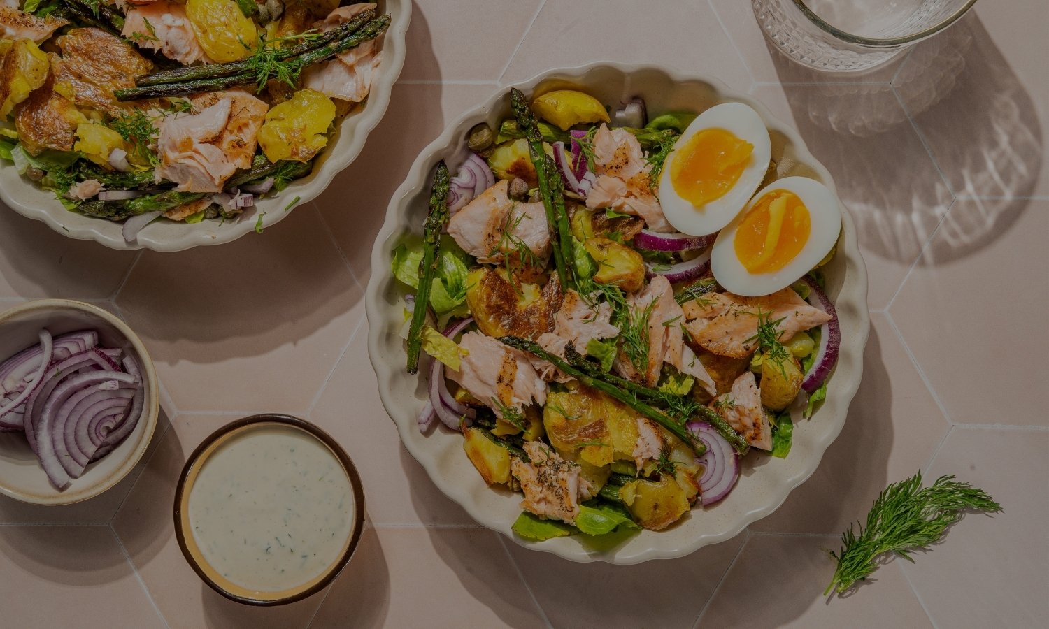 header salade