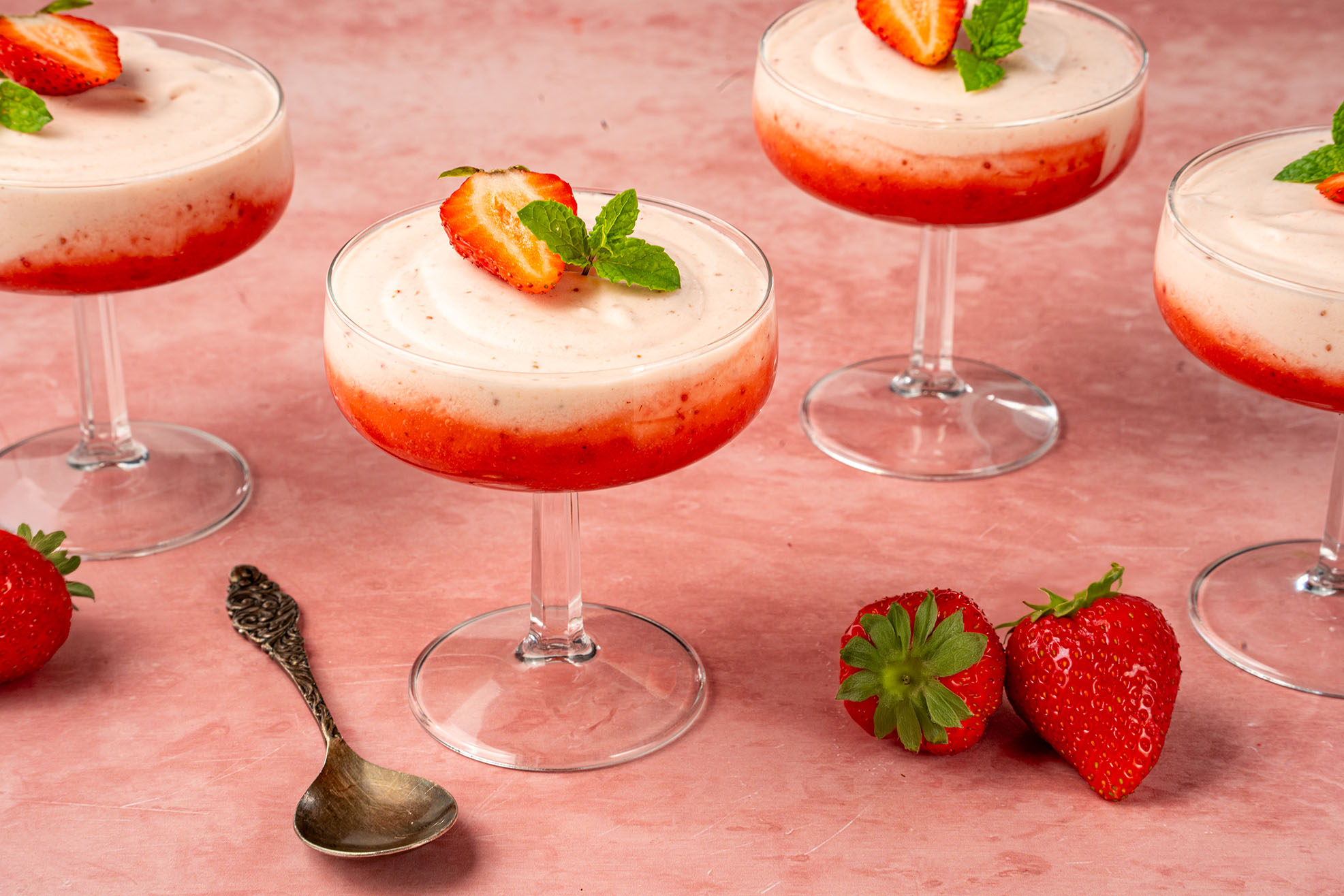Aardbeien bavarois