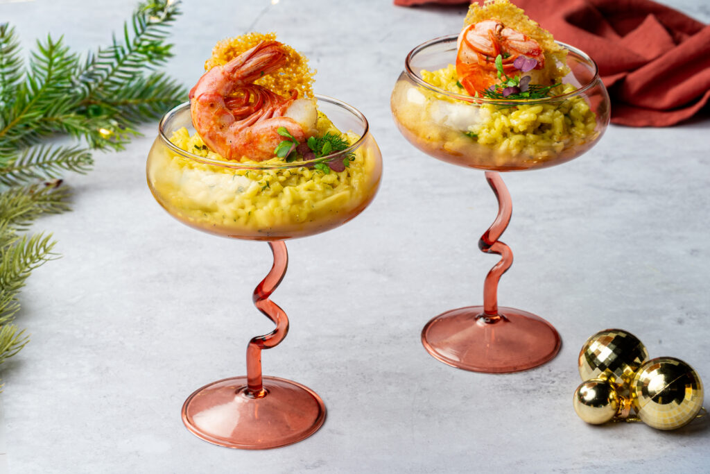 Champagne Risotto Met Garnalen2